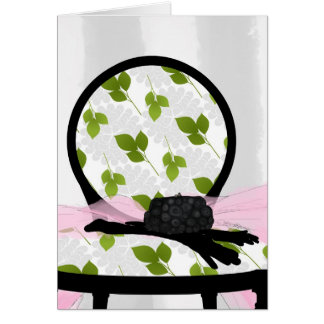 女性の夜II -ドレッシングルームの芸術カード