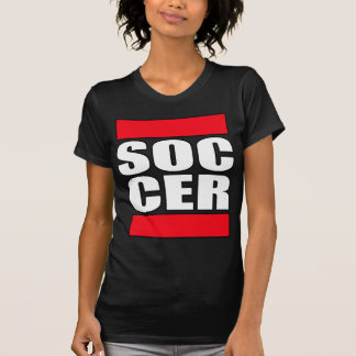 女性の女の子のサッカーのTシャツ Tシャツ