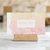 女性の女性のエレガントアーティスト任意の職業 名刺