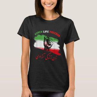 女性の女性の生活の自由Zan Zendegi Azadi Iran Tシャツ