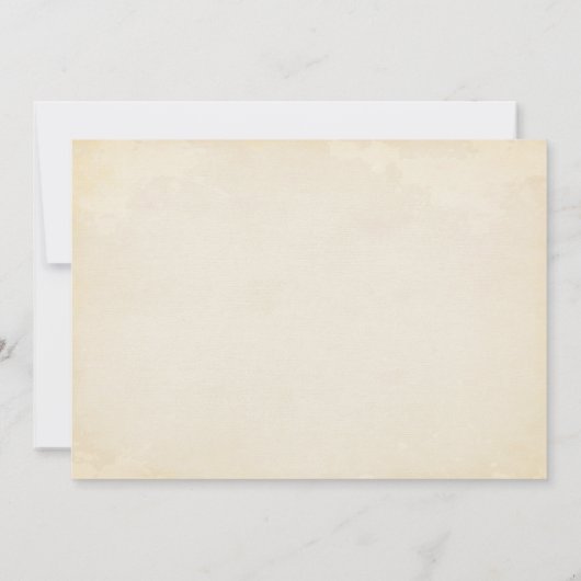 女性の女性の退職軍隊建築 招待状 (裏面)