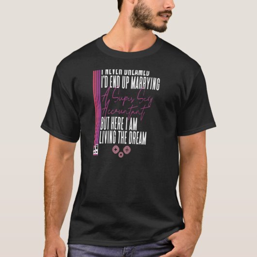 女性の女性会計士会計アカウンカッコいいタ Tシャツ (正面)