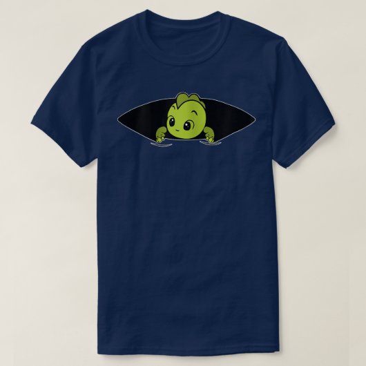 女性の妊娠はDinoママとのデザインを発表する前 Tシャツ (デザイン正面)