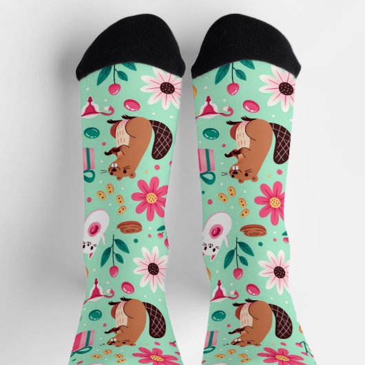 女性の婉曲 ソックス (上部)