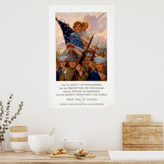 女性の安全のために…救済痛い ポスター (キッチン)