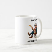 女性の定年退職のお祝いに コーヒーマグカップ (正面右)