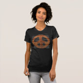 女性の小柄いTシャツ Tシャツ (正面フル)