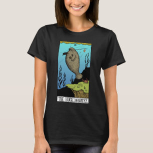 女性の巨大なマナティーの暗闇のTシャツ Tシャツ