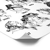 女性の帽子の歴史 ポスター (角)