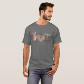 女性の平和の愛の生殖権マーチPro C Tシャツ (正面フル)