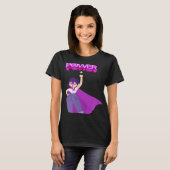 女性の平等の日ガールズパワー Tシャツ (正面フル)