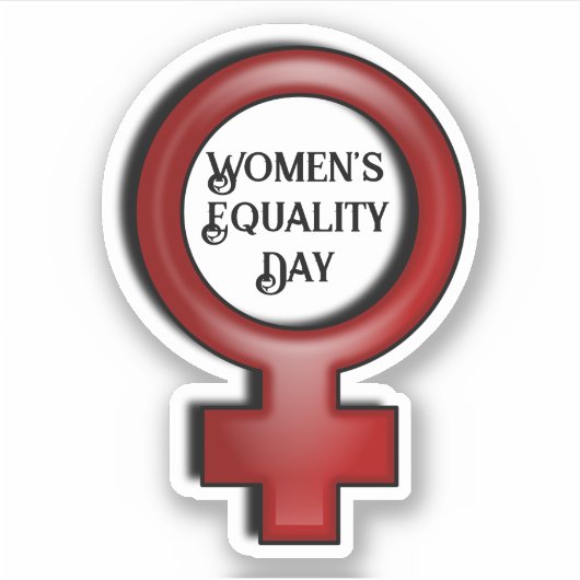 女性の平等の日 シール (正面)