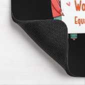 女性の平等の日Equal Work For Equal Pay - Eq マウスパッド (コーナー)