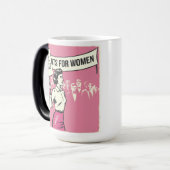 女性の平等の権利 モーフィングマグカップ (正面左)