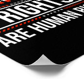 女性の平等権は人権 ポスター (角)