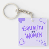 女性の平等 キーホルダー (正面)