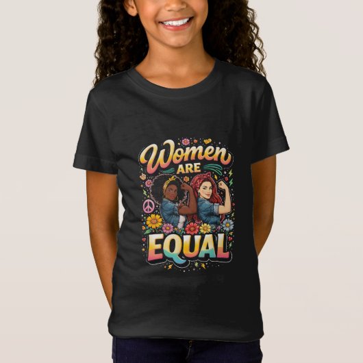 女性の平等 Tシャツ (正面)