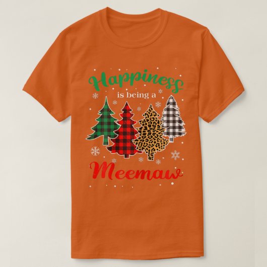 女性の幸せミアメウグランマヒョウのバフ Tシャツ (デザイン正面)