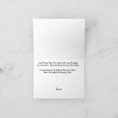 女性の建築ワーカーグリーティングカード カード (内部)