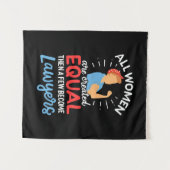 女性の弁護士は僅か タペストリー (正面(横))