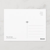 女性の弓使いが森で狩りをする CC1173 Hallé ポストカード (裏面)