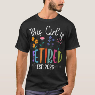 女性の引退 この娘は退職しました エスト Tシャツ