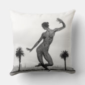 女性の強さ クッション (裏面)