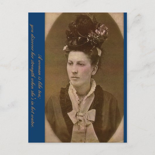 女性の強さ ポストカード (正面)