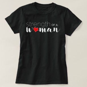 女性の強さ Tシャツ
