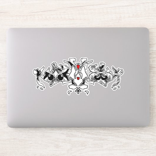 女性の影 シール (コンピューター)