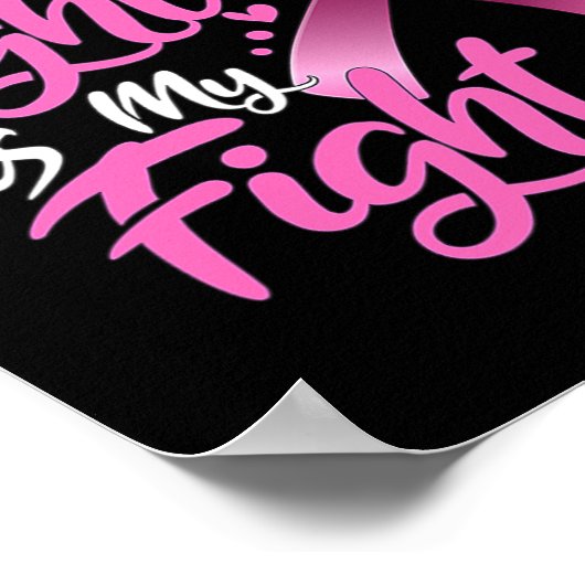 女性の彼女の戦いは私の戦い乳がん待機 ポスター (角)