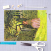 女性の待ち時間（John Everett Millais著） 薄葉紙 (クラフト)