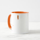 女性の後ろの教育引用文彼女自身はマグです マグカップ (正面左)