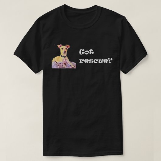 女性の得救出 Tシャツ (デザイン正面)