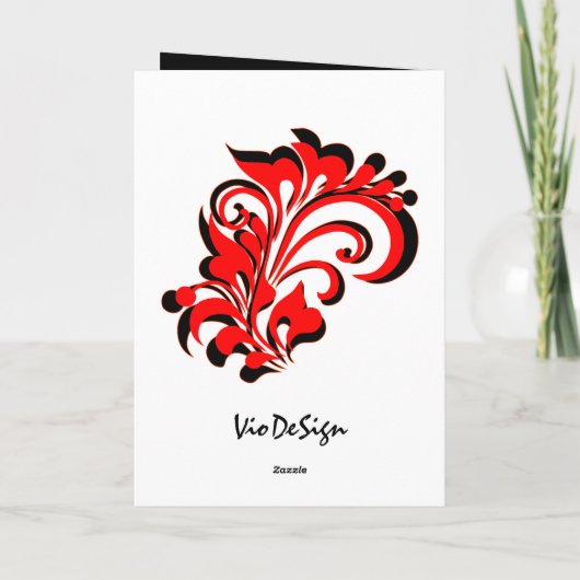 女性の心 カード (裏面)