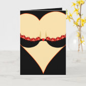 女性の心 カード (黄色い花)