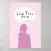 女性の思考 ポスター (正面)