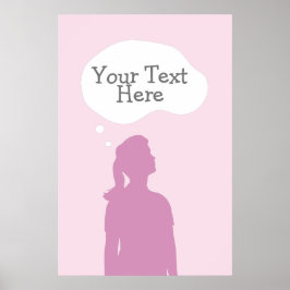 女性の思考 ポスター