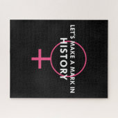 女性の性別のサイン – 歴史のマーク引用文 ジグソーパズル (横)