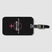 女性の性別のサイン – 歴史のマーク引用文 ラゲッジタグ (正面横)