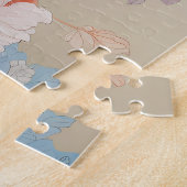 女性の恵伝統的み中国の ジグソーパズル (側面)