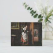 女性の愛聞者 ポストカード (スタンド正面)