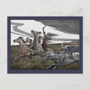 女性の戦士ザディス シーズンポストカード