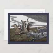 女性の戦士ザディス シーズンポストカード (正面/裏面)