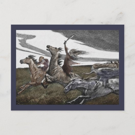 女性の戦士ザディス シーズンポストカード (正面)