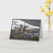 女性の戦士Dises カード (黄色い花)