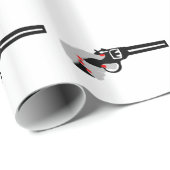 女性の手および銃 ラッピングペーパー (ロールコーナー)