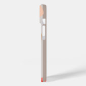 女性の手が目覚まし時計のスヌーズボタンを押す Case-Mate iPhoneケース (裏面 / 左)