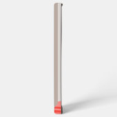 女性の手が目覚まし時計のスヌーズボタンを押す SAMSUNG GALAXYケース (左側面)