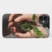 女性の手に小さなオーク Case-Mate iPhoneケース (裏面(横))